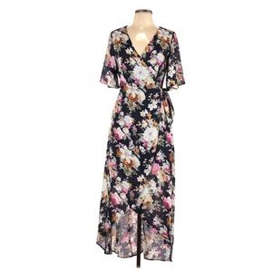 Floral Wrap Dress
